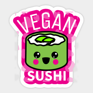 Vegan Sushi Sticker